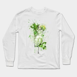 Glass of Mojito Long Sleeve T-Shirt